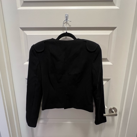 H&M cropped blazer with shoulder pads - Picture 3 of 3